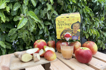 Nieuw: Appelsap + gember