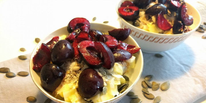Ontbijt Kersen Yoghurt
