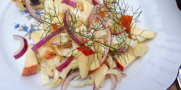 Venkelsalade Appel Honing Mosterddressing
