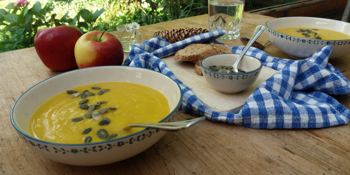 Pompoensoep met appel